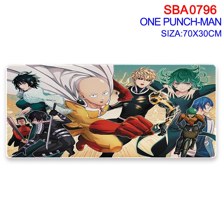 One Punch Man Anime peripheral edge lock mouse pad 70X30cm  SBA-796