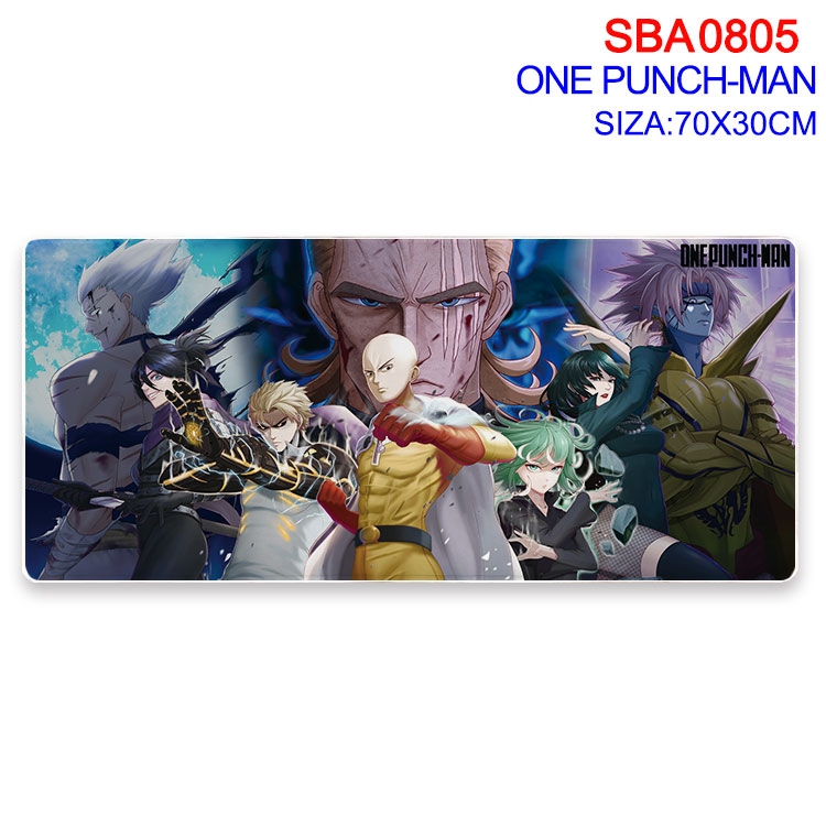 One Punch Man Anime peripheral edge lock mouse pad 70X30cm SBA-805