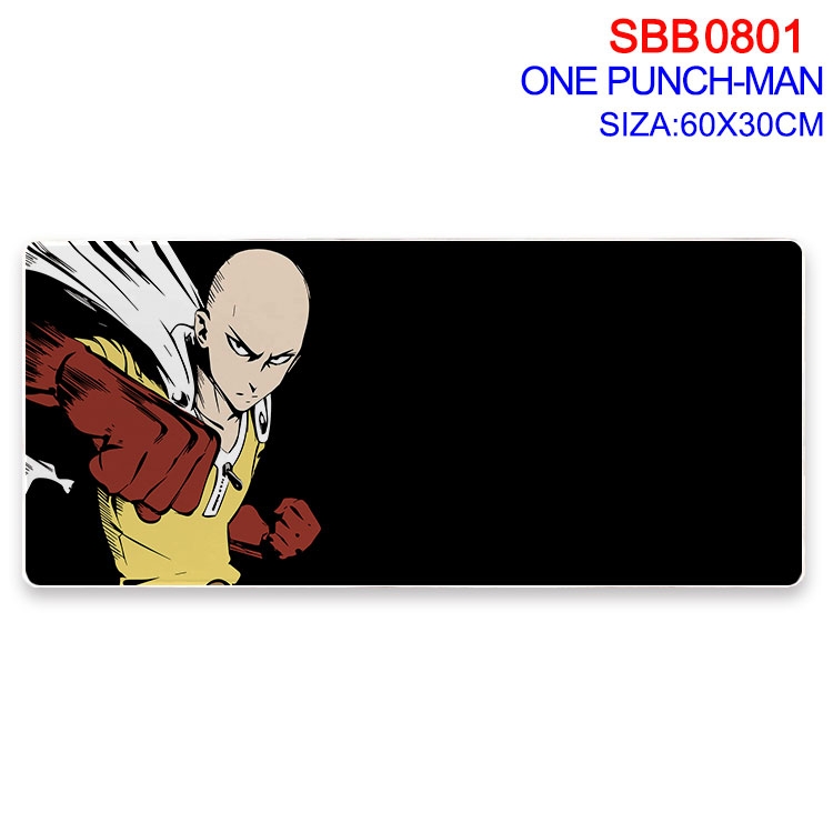 One Punch Man Anime peripheral edge lock mouse pad 60X30cm  SBB-801