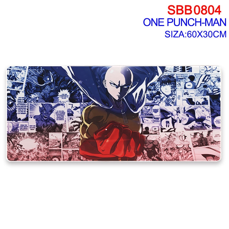 One Punch Man Anime peripheral edge lock mouse pad 60X30cm  SBB-804