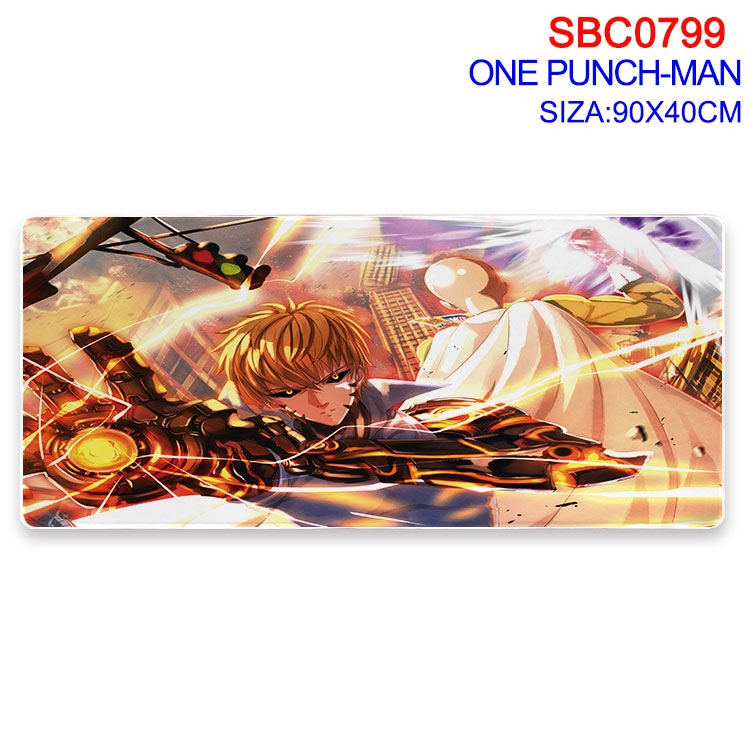 One Punch Man Anime peripheral edge lock mouse pad 90X40CM SBC-799