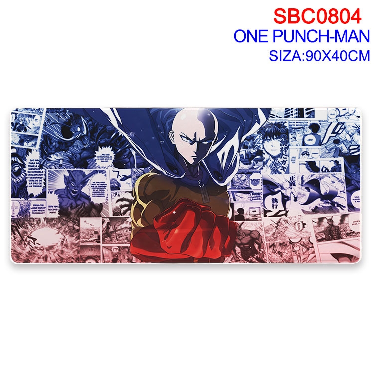 One Punch Man Anime peripheral edge lock mouse pad 90X40CM  SBC-804