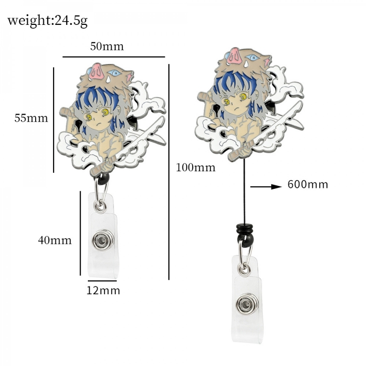 Demon Slayer Kimets Badge expansion buckle business card holder OPP bag price for 2 pcs