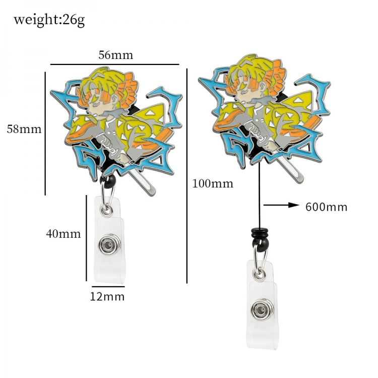 Demon Slayer Kimets  Badge expansion buckle business card holder OPP bag price for 2 pcs