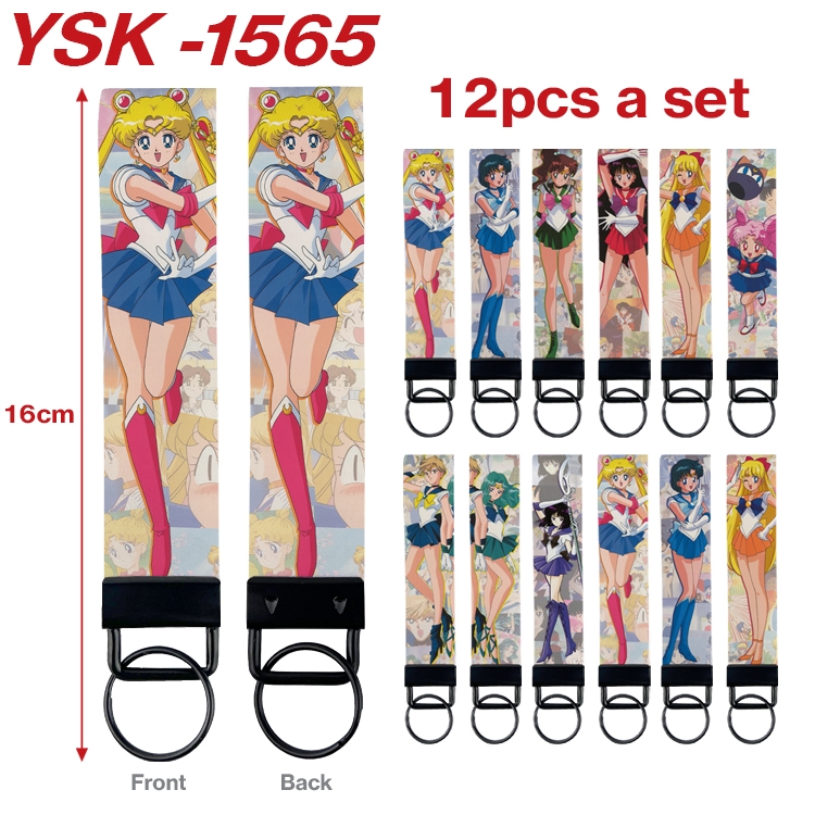TOTORO Anime mobile phone rope keychain 16CM a set of 12 YSK-1565