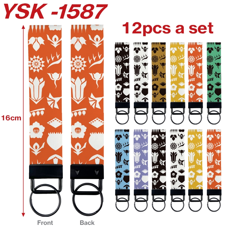 Bleach Anime mobile phone rope keychain 16CM a set of 12 YSK-1587