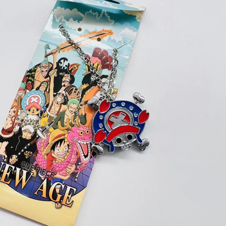 One Piece Anime Peripheral Rotating Necklace Pendant Jewelry