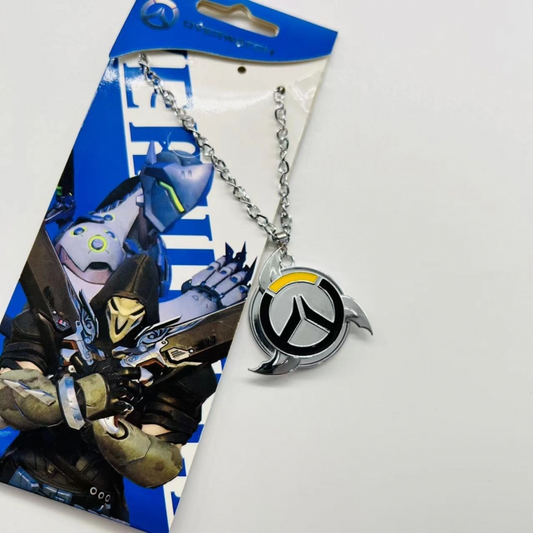 Overwatch Anime Peripheral Rotating Necklace Pendant Jewelry