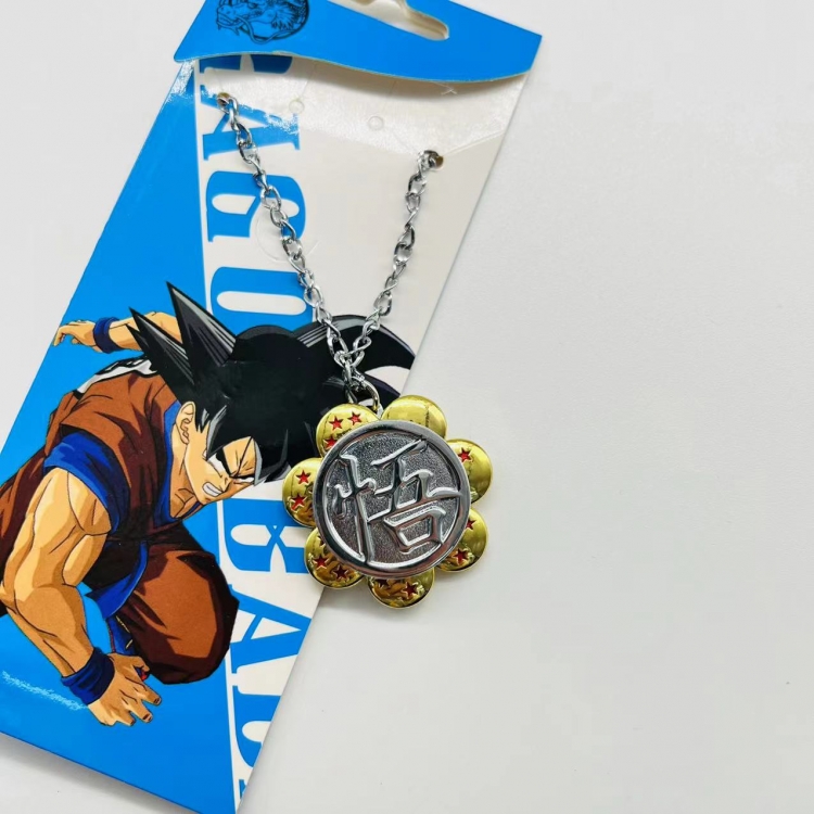 DRAGON BALL Anime Peripheral Rotating Necklace Pendant Jewelry