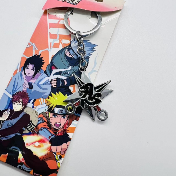 Naruto Anime Peripheral Metal Rotating Keychain Pendant price for 5 pcs