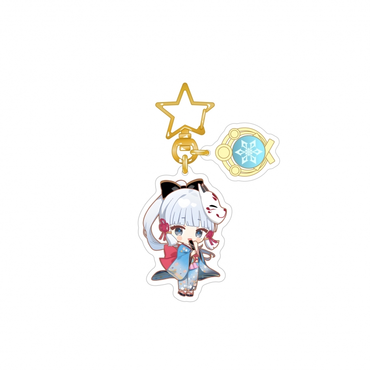 Genshin Impact Epoxy Keychain Bag Pendant Decoration Ornament price for 2 pcs