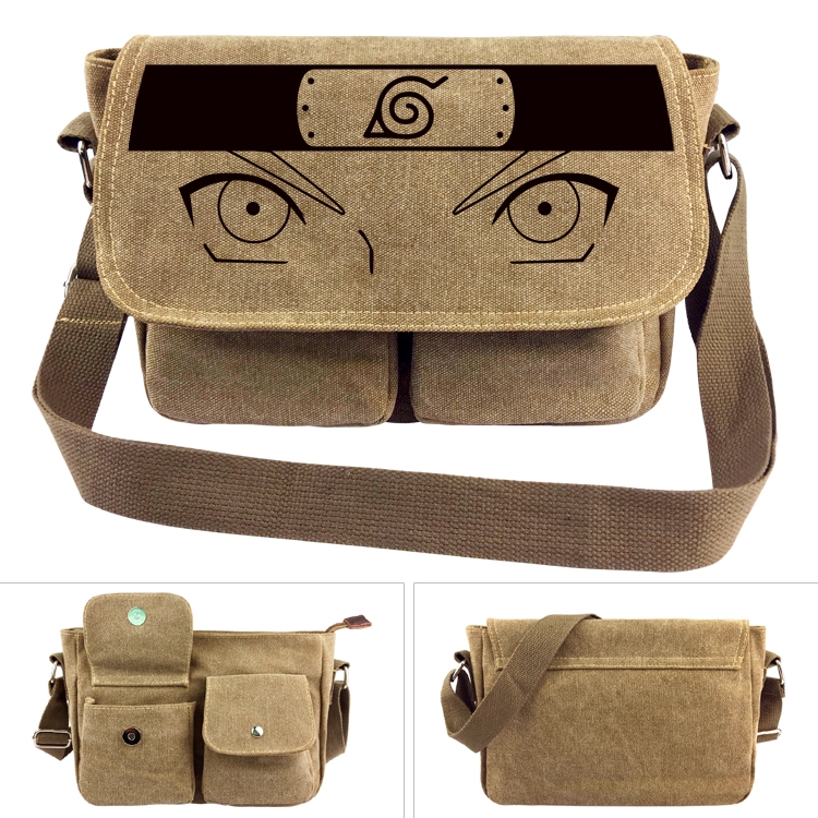 Naruto Anime peripheral canvas shoulder bag shoulder bag 7x28x20cm 