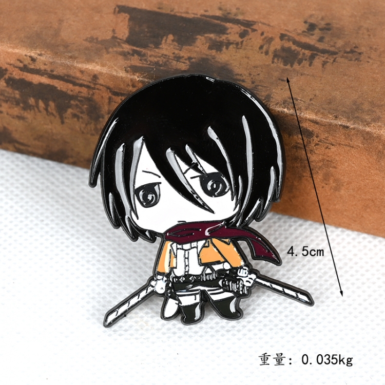 Shingeki no Kyojin  Anime cartoon metal brooch