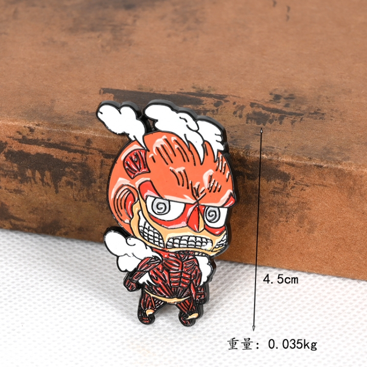 Shingeki no Kyojin  Anime cartoon metal brooch