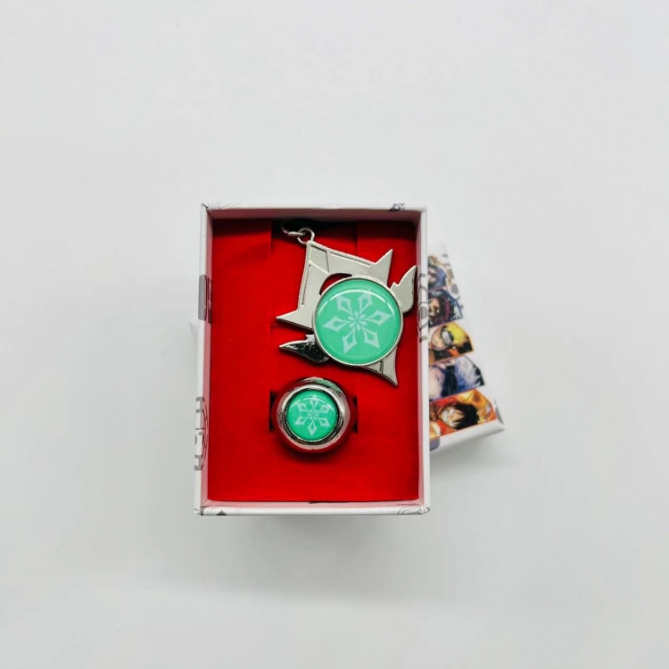 Genshin Impact Game peripheral ring necklace box  919