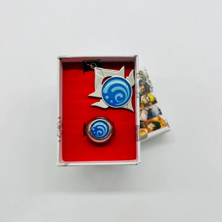 Genshin Impact Game peripheral ring necklace box 858