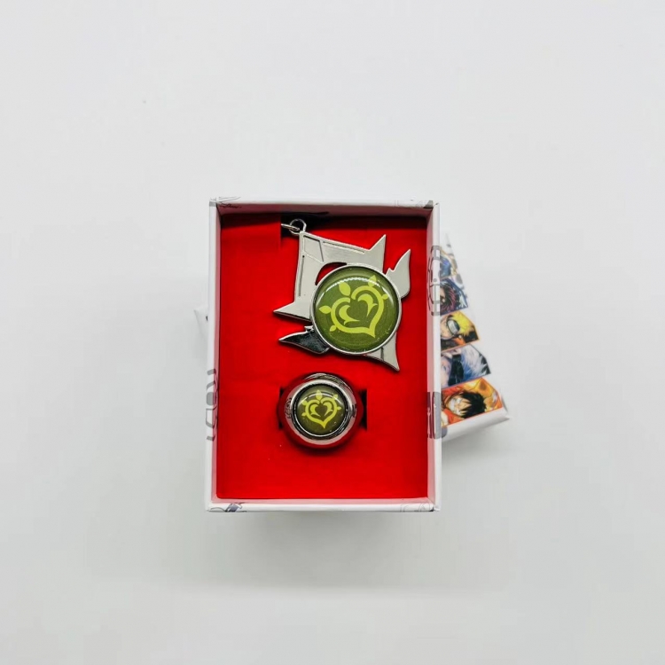 Genshin Impact Game peripheral ring necklace box  902