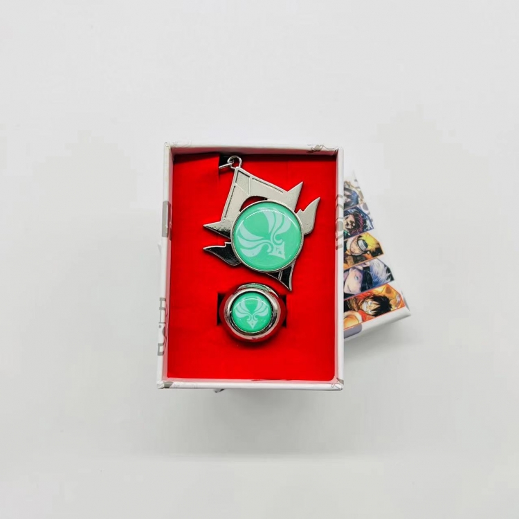 Genshin Impact Game peripheral ring necklace box   916