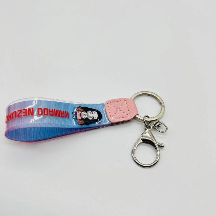 Demon Slayer Kimets Anime peripheral colorful lanyard keychain Blister cardboard packaging 752  price for 5 pcs