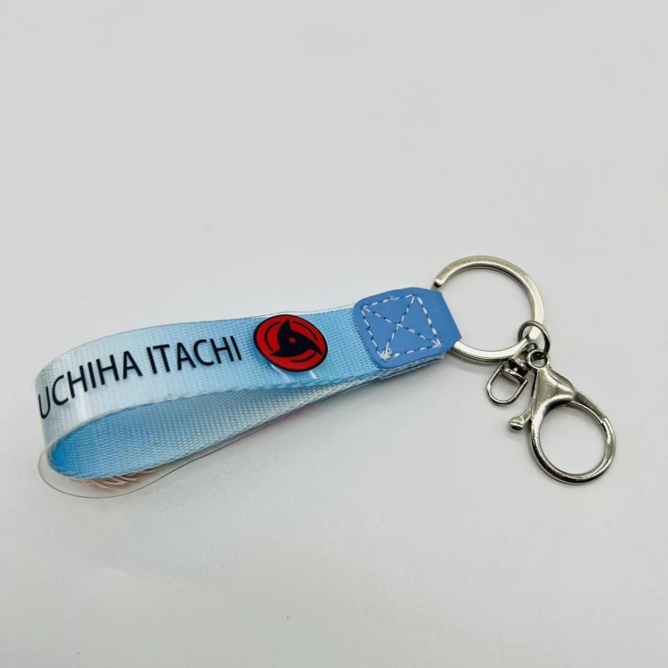 Naruto Anime peripheral colorful lanyard keychain Blister cardboard packaging 709 price for 5 pcs