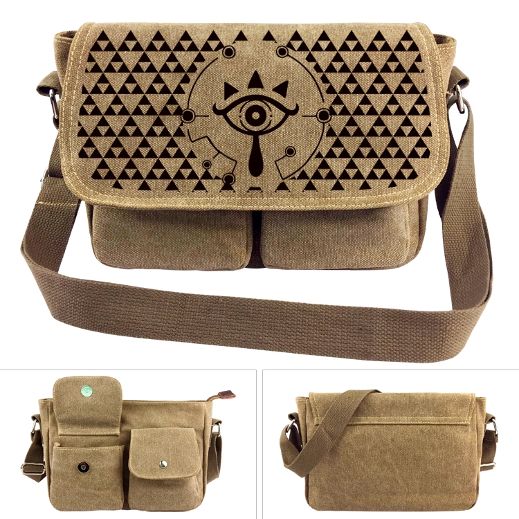 The Legend of Zelda Anime peripheral canvas shoulder bag shoulder bag 7x28x20cm 
