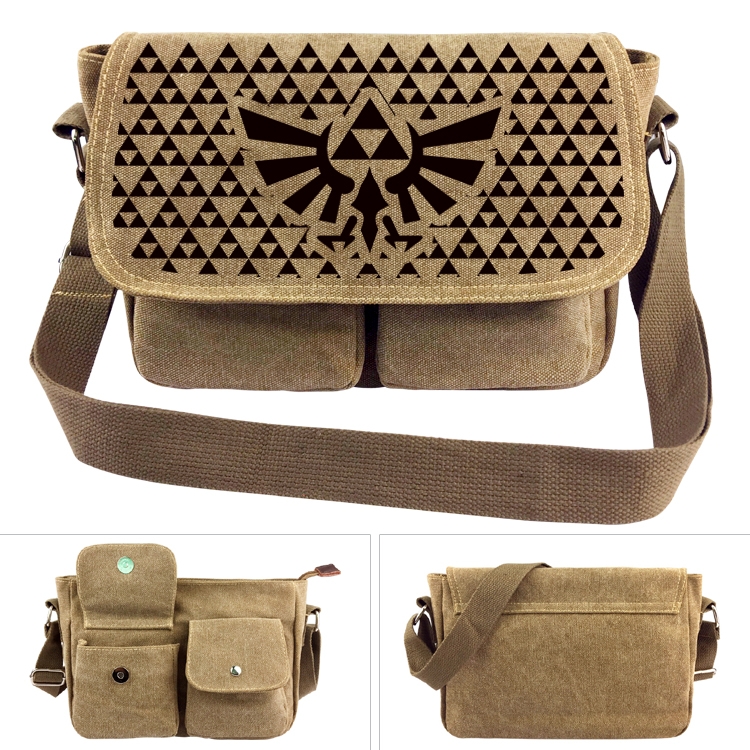 The Legend of Zelda Anime peripheral canvas shoulder bag shoulder bag 7x28x20cm 