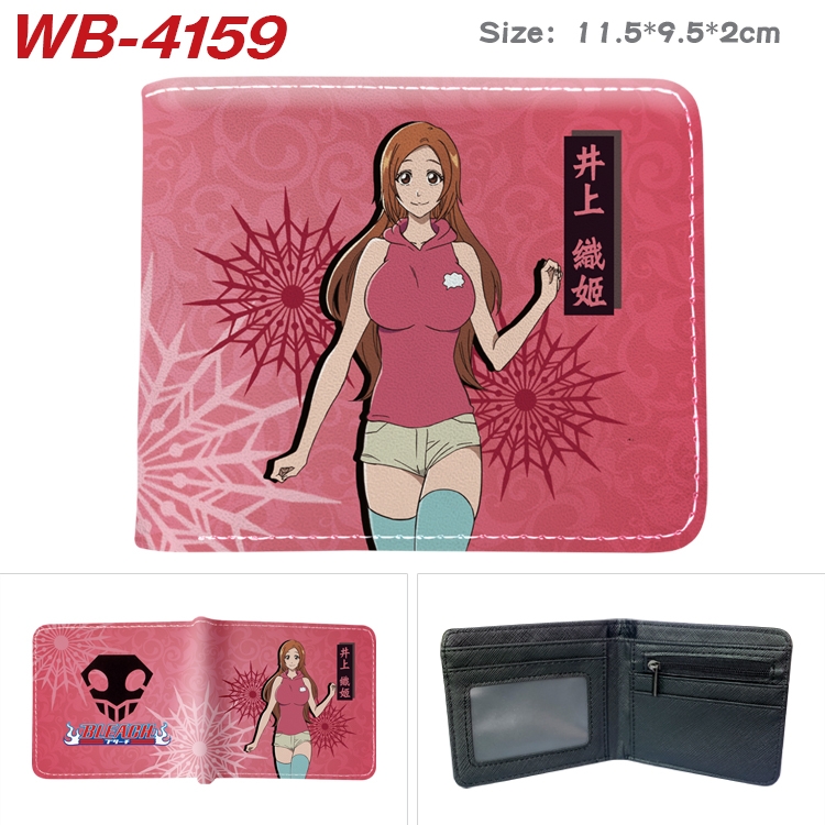 Bleach Full color pu leather half fold short wallet wallet 11.5X9.5X2CM WB-4159A