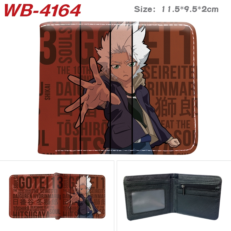 Bleach Full color pu leather half fold short wallet wallet 11.5X9.5X2CM WB-4164A