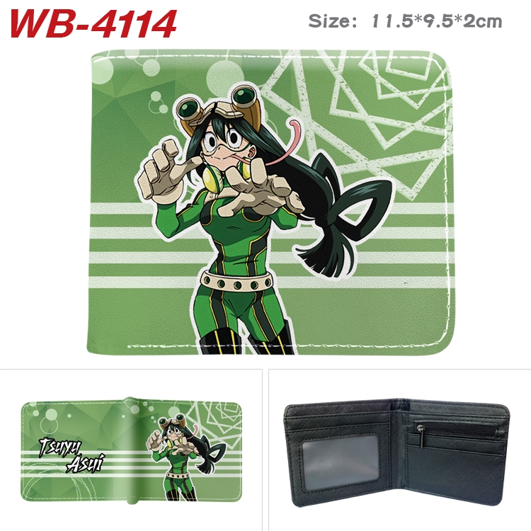 My Hero Academia Full color pu leather half fold short wallet wallet 11.5X9.5X2CM WB-4114A