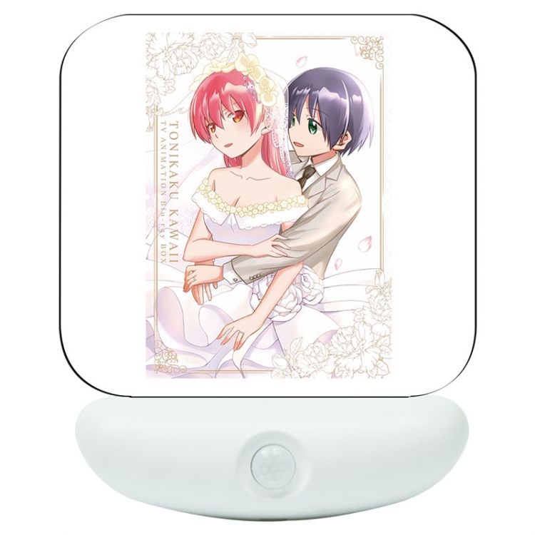 Tonikaku.Cawaii Anime Charging Induction Night Light Box Set 12X8cm