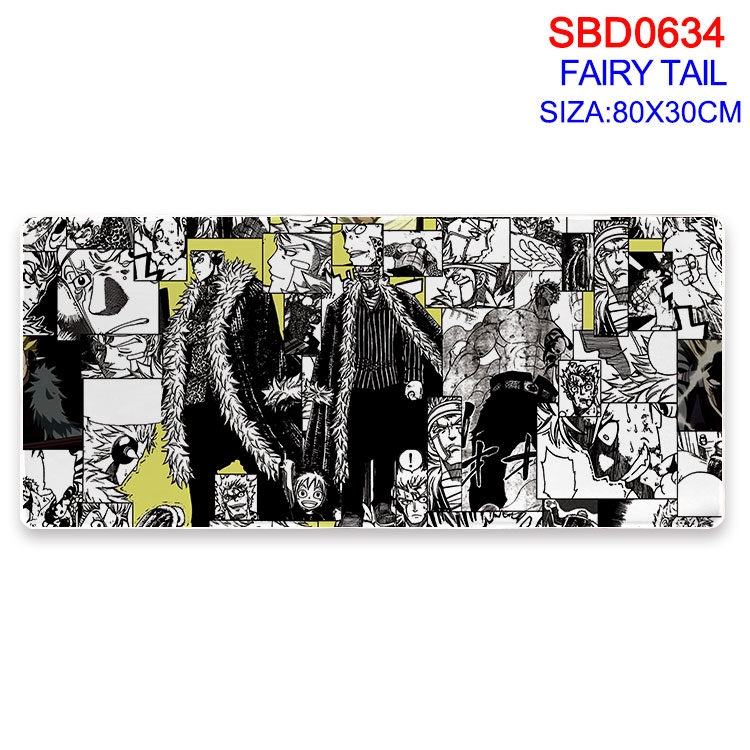 Fairy tail Anime peripheral edge lock mouse pad 80X30cm SBD-634