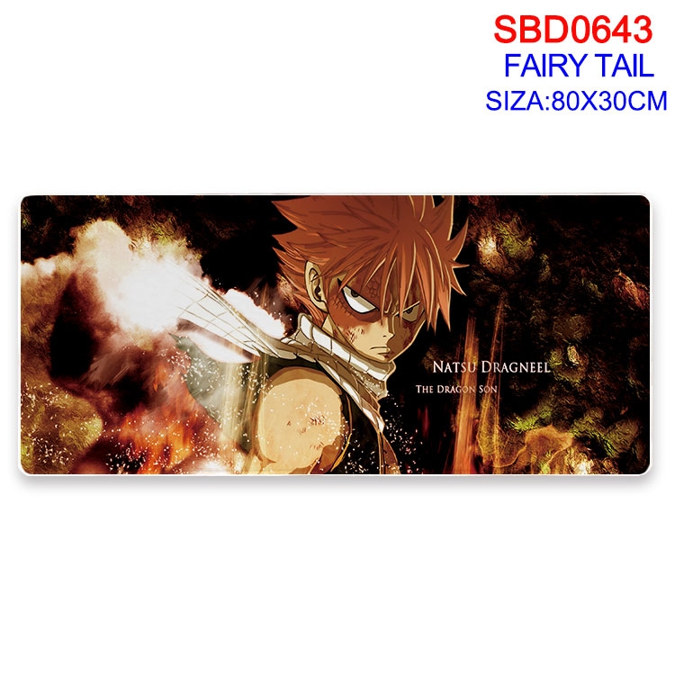 Fairy tail Anime peripheral edge lock mouse pad 80X30cm  SBD-643