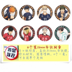 Haikyuu!! Anime round Badge cl...