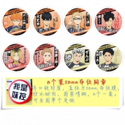 Haikyuu!! Anime round Badge cl...