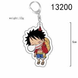 One Piece Anime Acrylic Keycha...