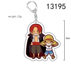 One Piece Anime Acrylic Keycha...