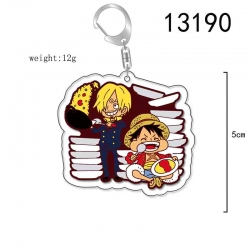 One Piece Anime Acrylic Keycha...