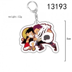 One Piece Anime Acrylic Keycha...