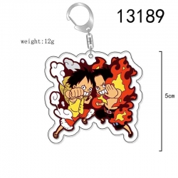 One Piece Anime Acrylic Keycha...