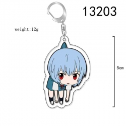 EVA Anime Acrylic Keychain Cha...