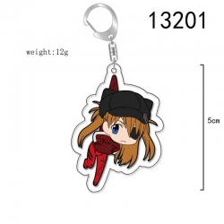 EVA Anime Acrylic Keychain Cha...