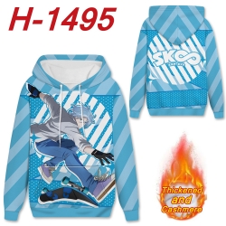 SK∞ anime thickened hooded pul...
