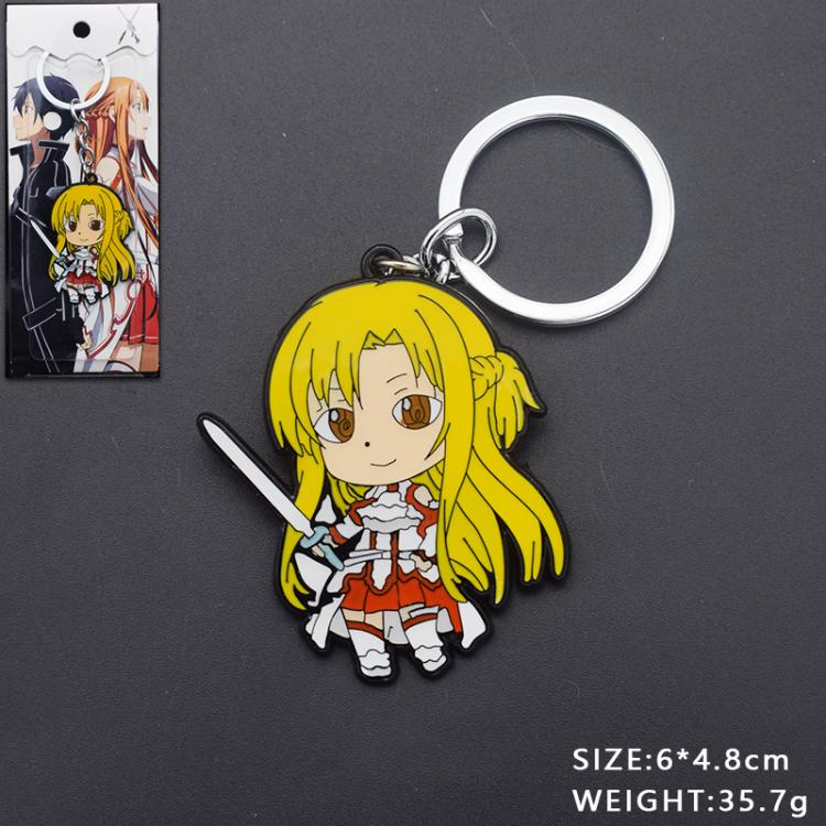 Sword Art Online Animation metal key chain pendant