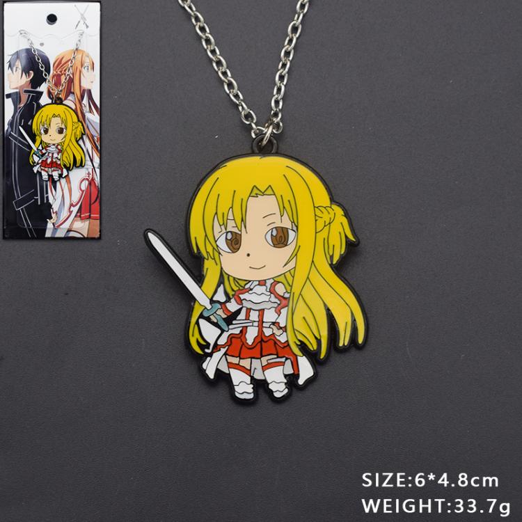 Sword Art Online Animation cartoon metal necklace pendant