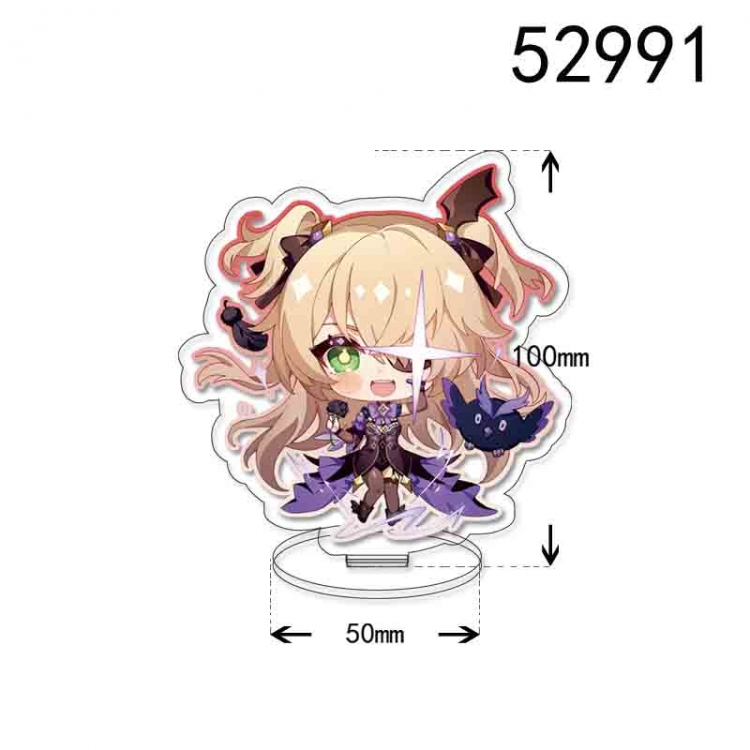 Genshin Impact Anime characters acrylic Standing Plates Keychain 10CM 52991