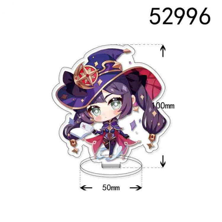 Genshin Impact Anime character acrylic Standing Plates  Keychain 10cm 52996
