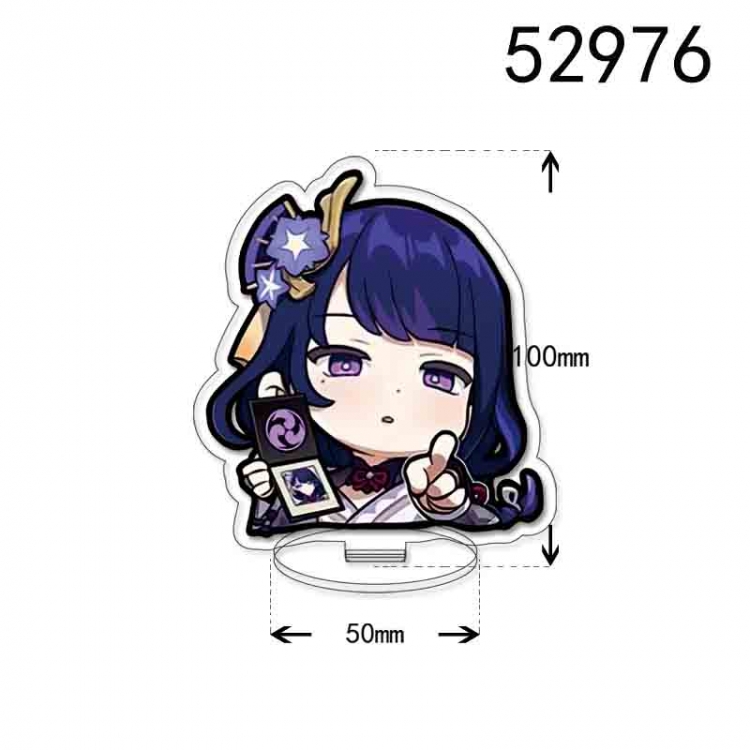 Genshin Impact Anime character acrylic Standing Plates  Keychain 10cm  52976