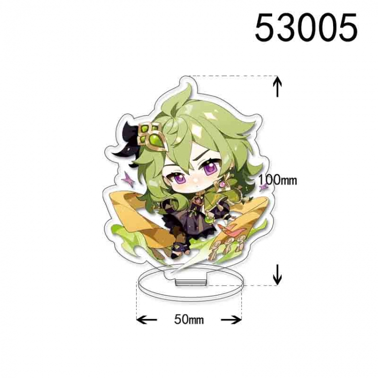 Genshin Impact Anime character acrylic Standing Plates  Keychain 10cm  53005