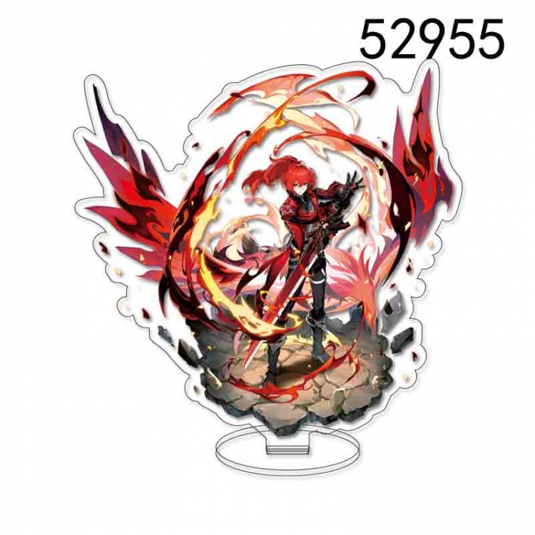 Genshin Impact Anime character acrylic Standing Plates  Keychain 15cm 52955