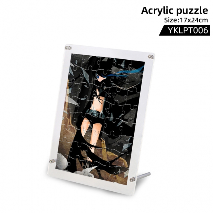 Black Rock Shooter  Anime acrylic puzzle (vertical) 17x24cm YKLPT006